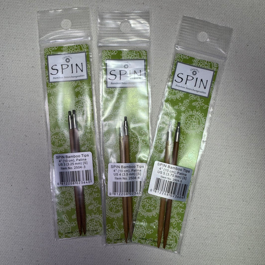 SPIN™ Bamboo Tips - 4" (10 cm)