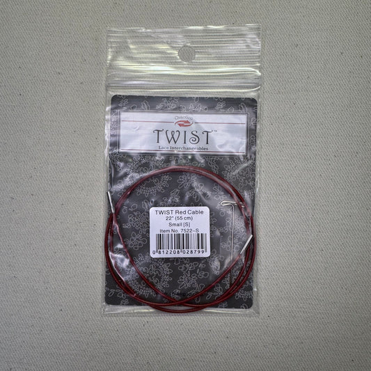 TWIST™ Red Cables 22" (55 cm)