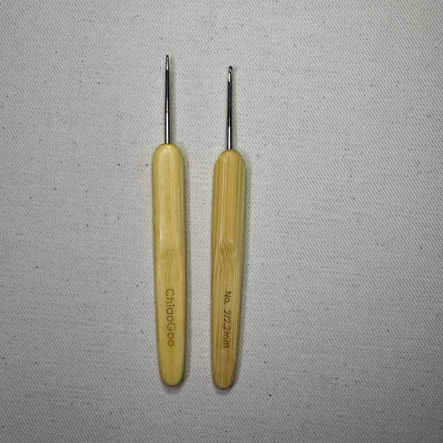 Metal Head Crochet Hooks 5.5" (14 cm), Natural