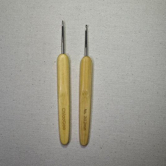 Metal Head Crochet Hooks 5.5" (14 cm), Natural