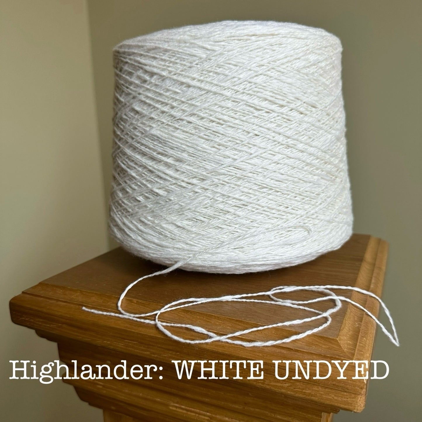 Highlander WHITE UNDYED